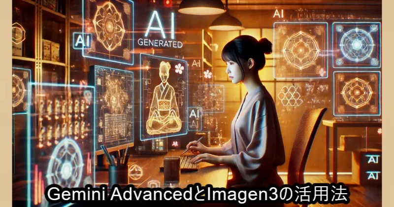 イメージ画像：Gemini Advancedの画像生成の機能とImagen3の活用法