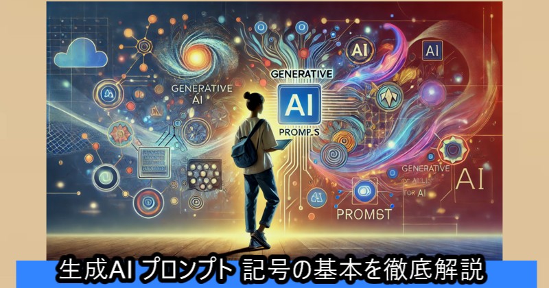 イメージ画像：「生成AI」や「プロンプト」の基本や記号を解説
