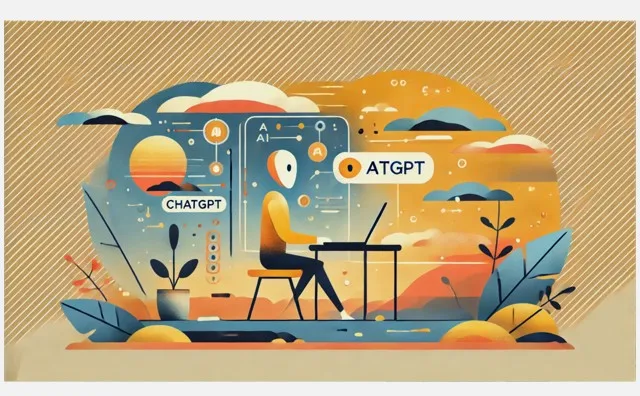 イメージ画像：ChatGPTやAIツールの利用シーン