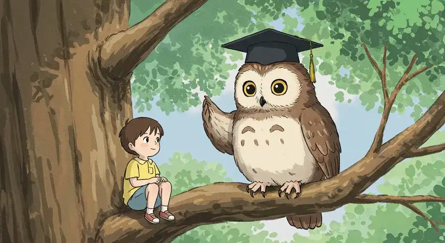 LoRAに関するFAQに答える賢いフクロウ