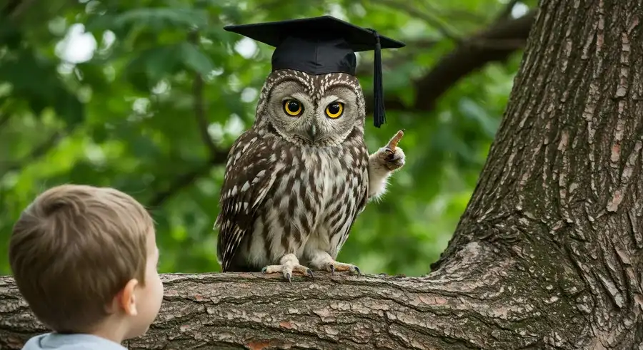 LoRAに関するFAQに答える賢いフクロウ