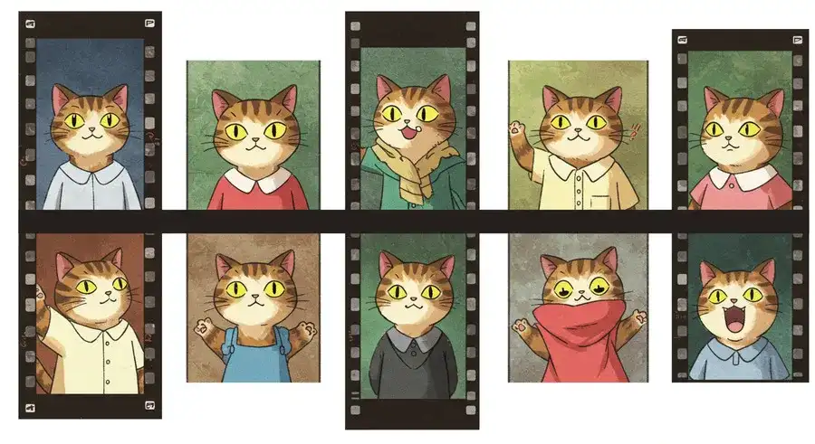 同じキャラクターで一貫性を保つWhiskの機能。