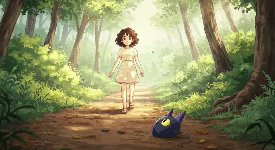 足元の仮面に足を滑らせそうな人物-resized