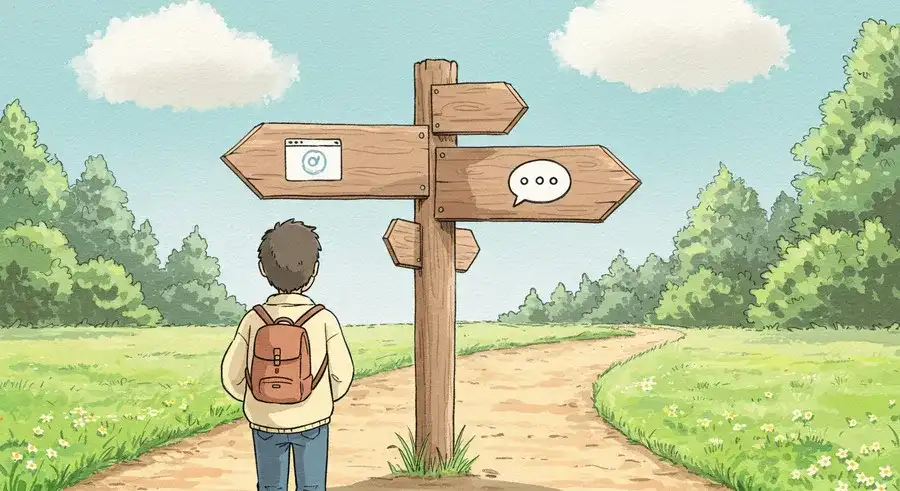 DomoAIのWeb版とDiscord版で悩む様子-