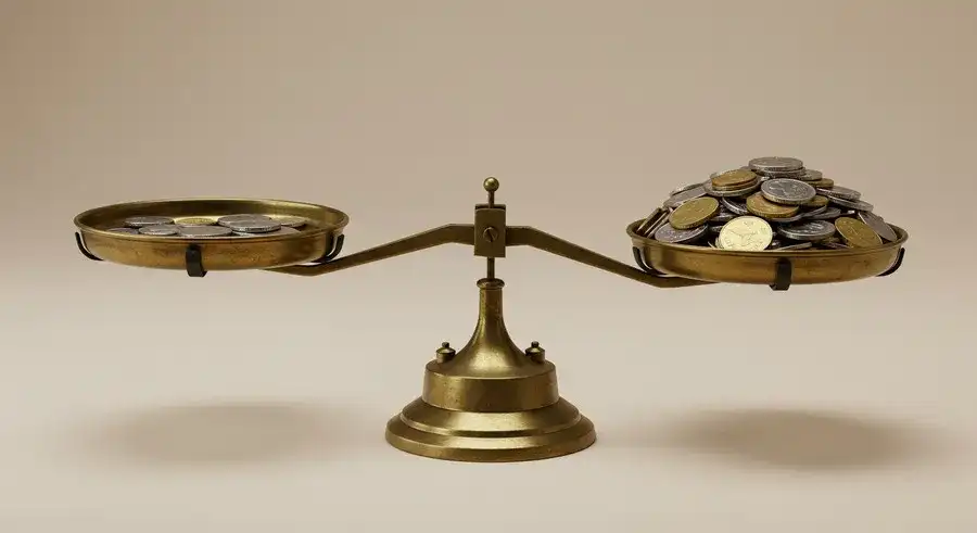 NotebookLMの料金プランを比較する天秤