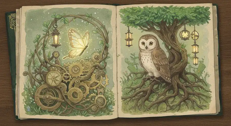 CursorとObsidianの使い方の要点をまとめた本の挿絵